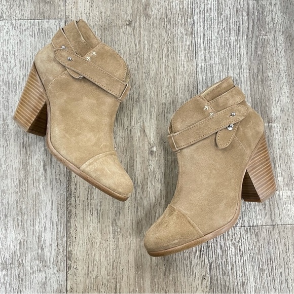 Rag & Bone Harrow Boot in Camel Suede - Picture 1 of 6